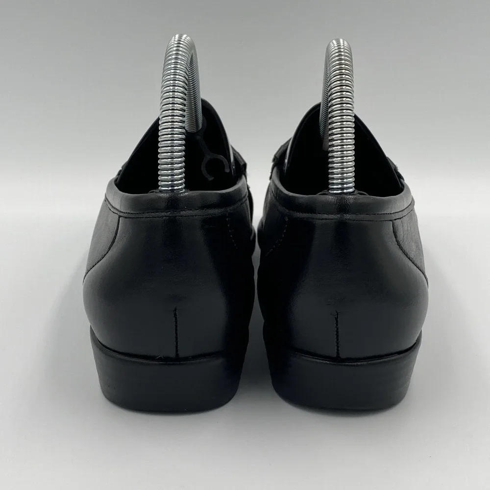 SAS Softie Tripad Comfort Women's 8.5 Black Kiltie Tassel Leather Loafers USA